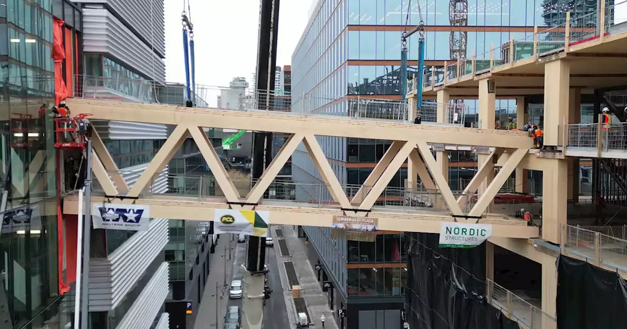 Toronto is getting a cool new pedestrian bridge made almost entirely out of wood