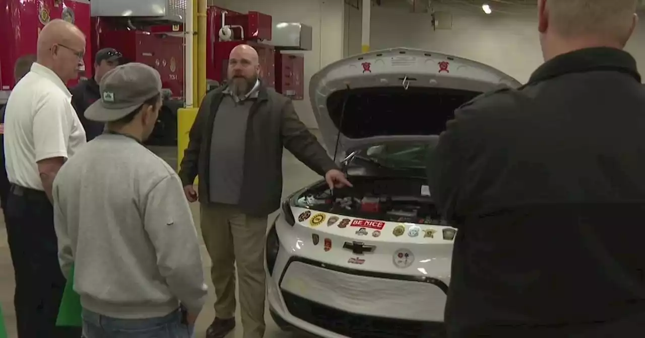 Wheeling firefighters get specialized training on EVs