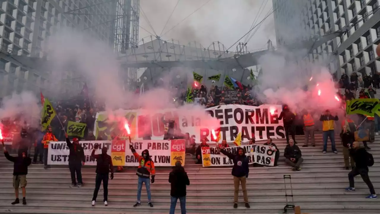 French protesters invade Euronext building in anger over pension law