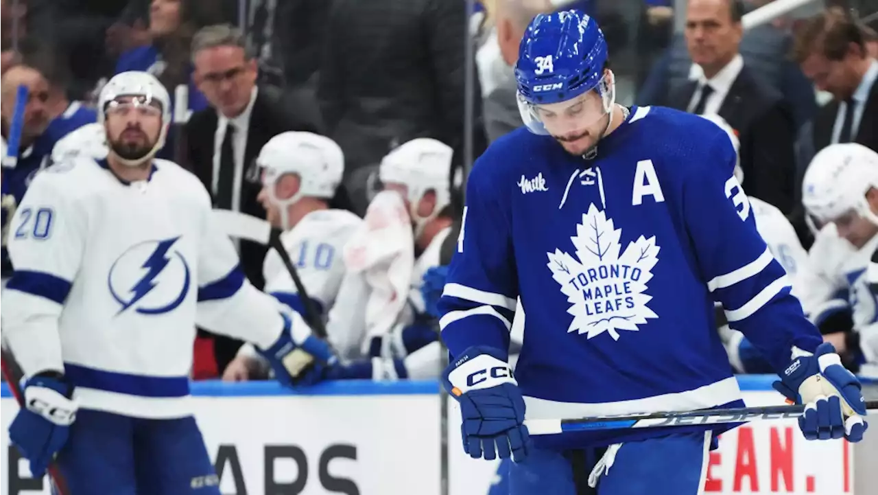 Maple Leafs up 3-0 vs Lightning in Game 2