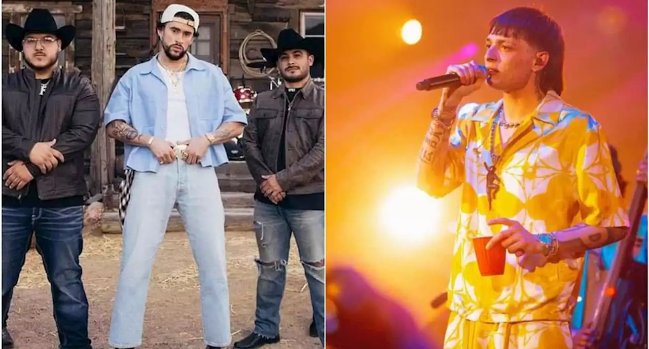 Bad Bunny y Grupo Frontera le arrebatan el primer lugar a Peso Pluma en Spotify