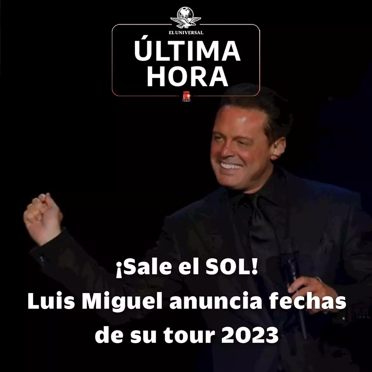 Luis Miguel celebra su cumpleaños con el anuncio de las fechas de su gira 2023