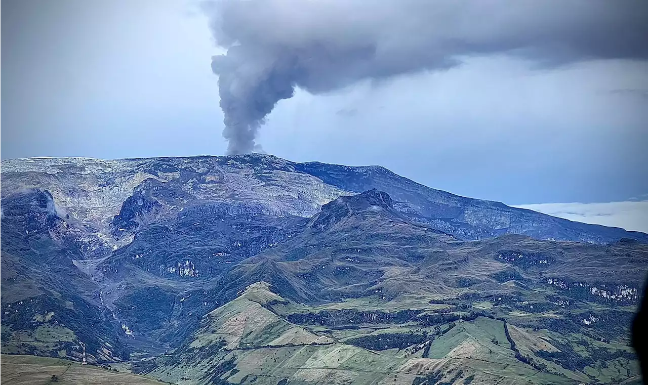 Volcán Nevado del Ruiz: hubo varios sismos a apenas un kilómetro del crater