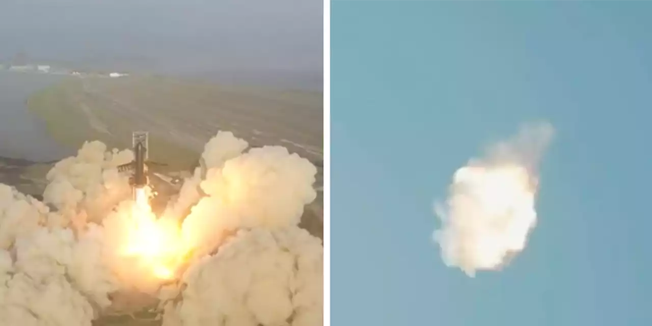 Hier explodiert Musks „Starship“-Rakete kurz nach dem Start - Video