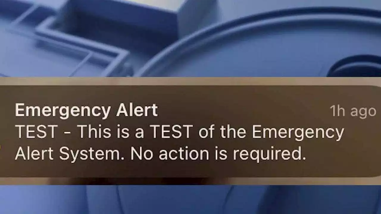 Florida's 4AM emergency test alert to cell phones Thursday was sent in error