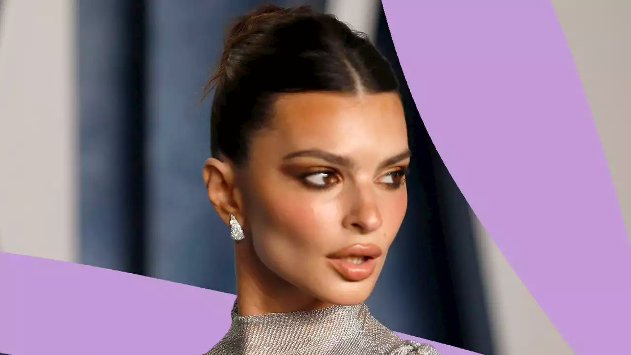 Em Rata's Birkin bangs in that Carrie Bradshaw-esque dress just got us summer ready