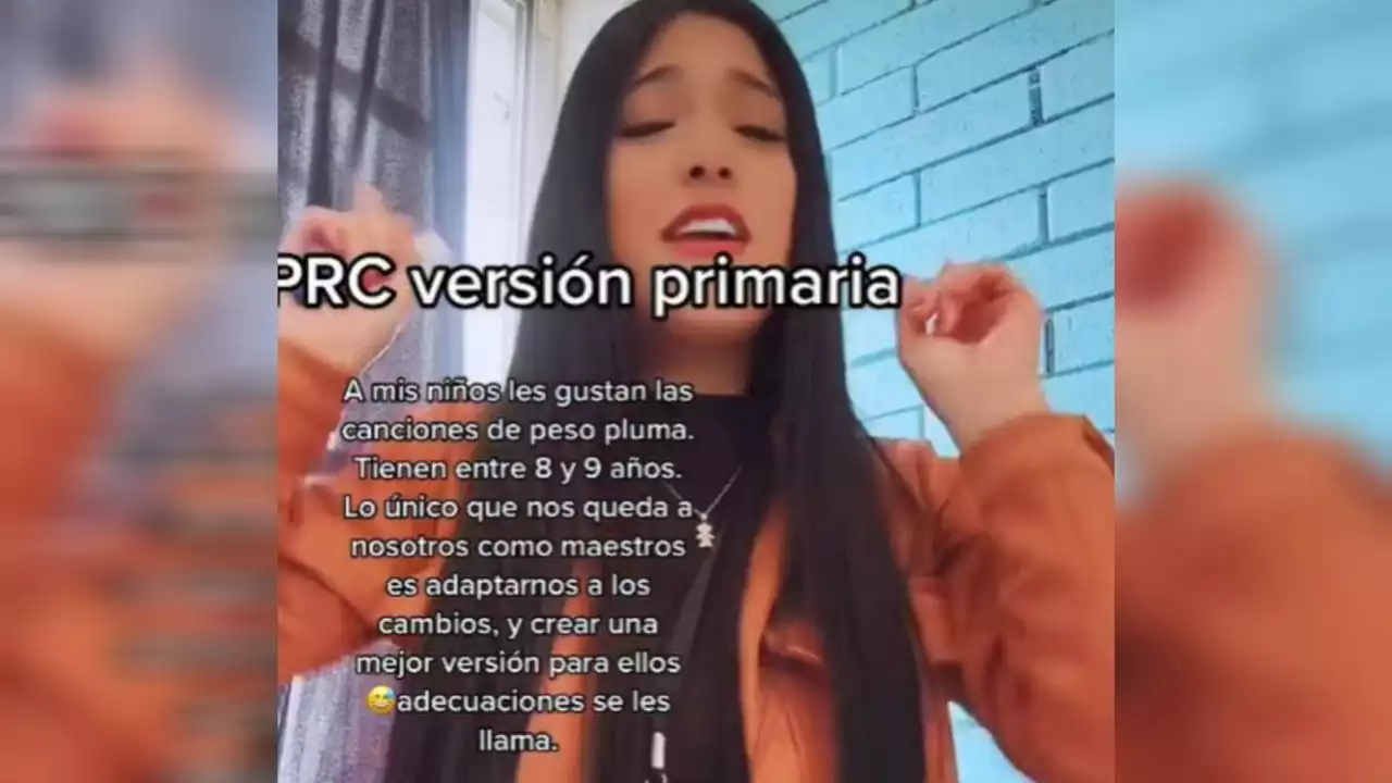 VIDEO | Maestra recrea canción de 'Peso Pluma' para enseñar matemáticas: 'Debemos adaptarnos a ellos'.