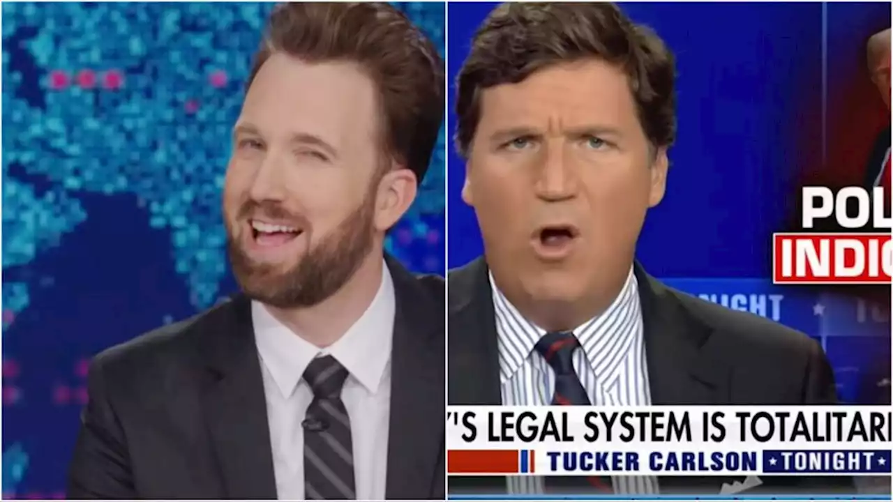 'Daily Show' Guest Host Jordan Klepper Taunts Tucker Carlson With His Own Words