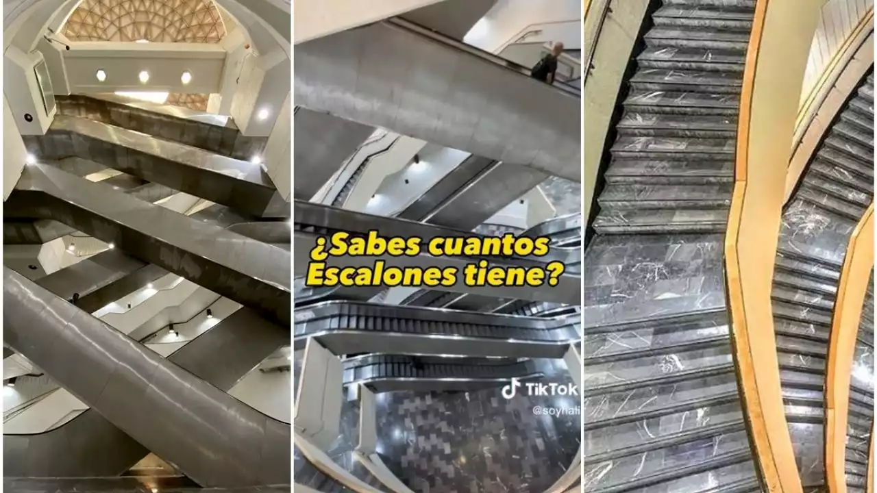 VIDEO TIKTOK: Así son las escaleras de la estación más profunda del Metro