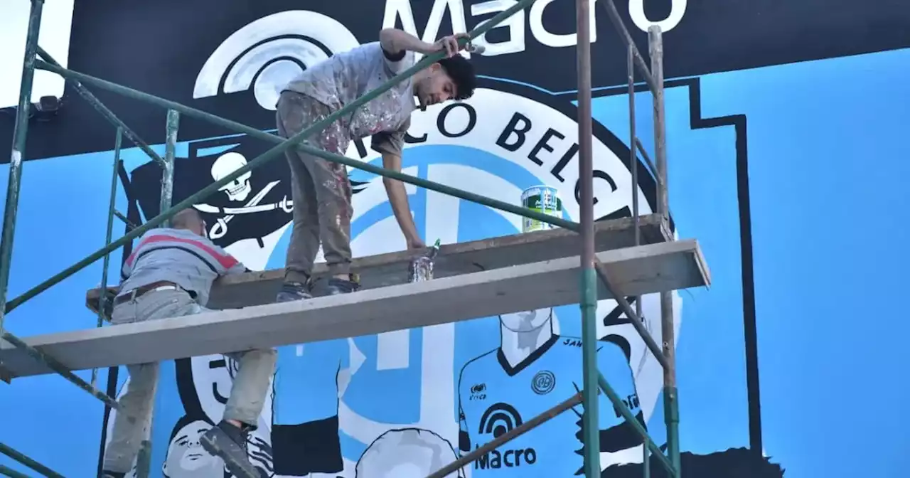 Adelanto: en imágenes, el nuevo mural de Belgrano en el Gigante de Alberdi | Fútbol | La Voz del Interior