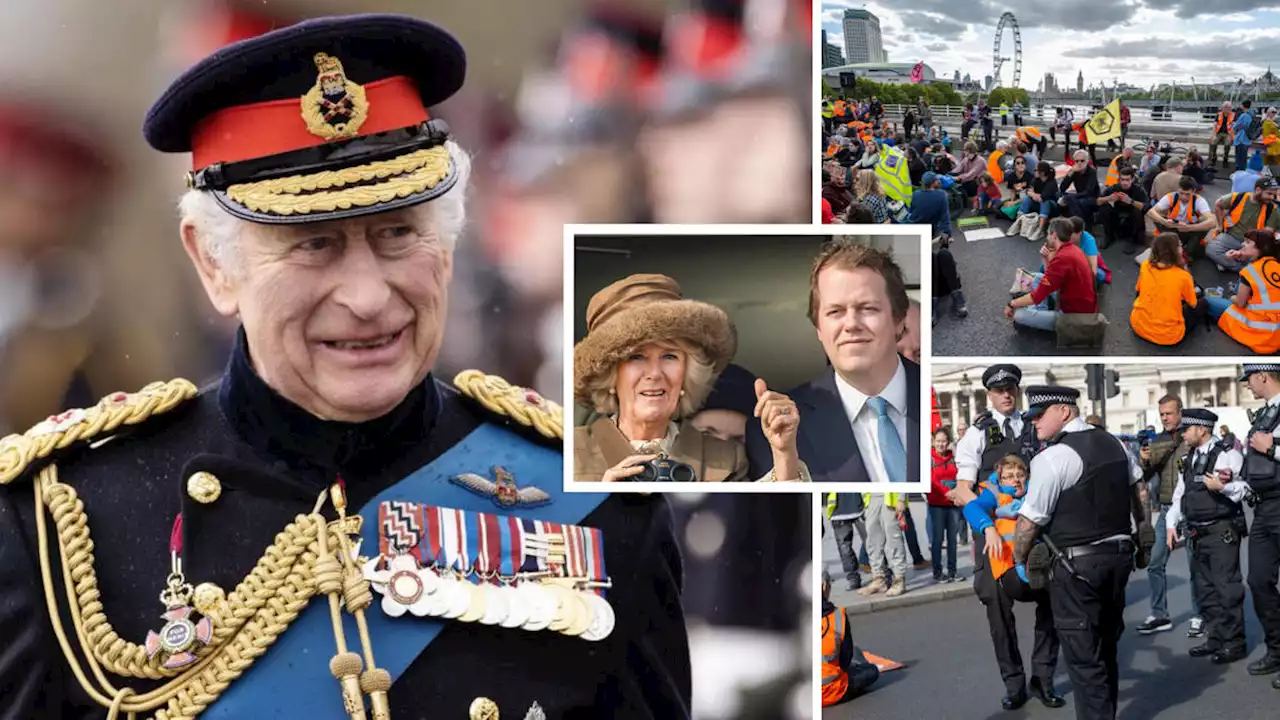 'We live in a free country': Camilla's son defends right to protest during Coronation as Just Stop Oil threaten chaos