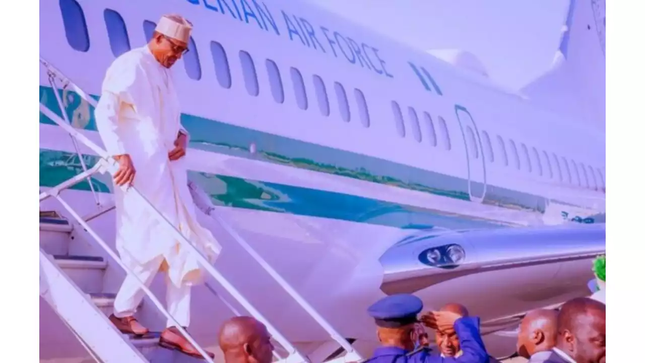 President Muhammadu Buhari Returns From Saudi Arabia