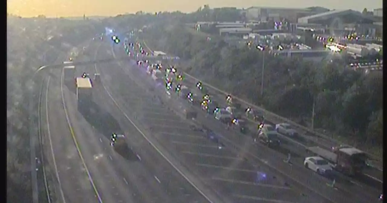 M62 crash live as motorists stuck in 45-minute queue near Leeds