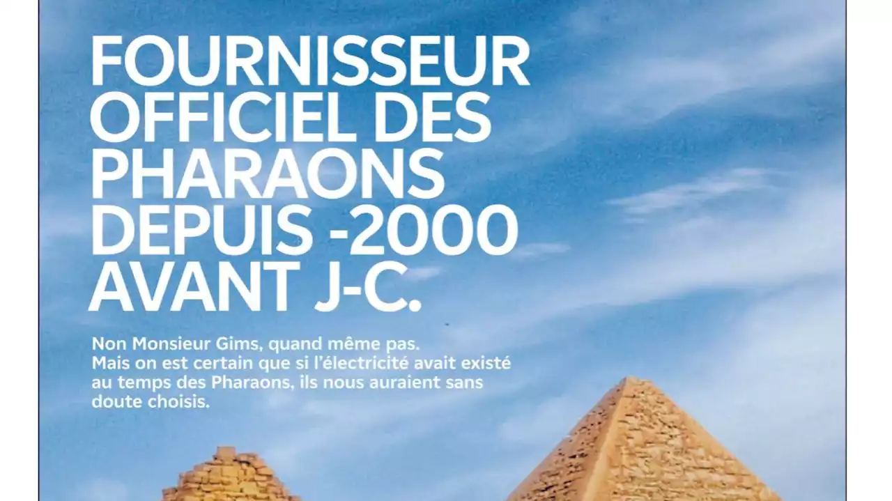 Les pyramides d’Égypte, centrales électriques ? EDF répond à la fake news de Gims avec humour