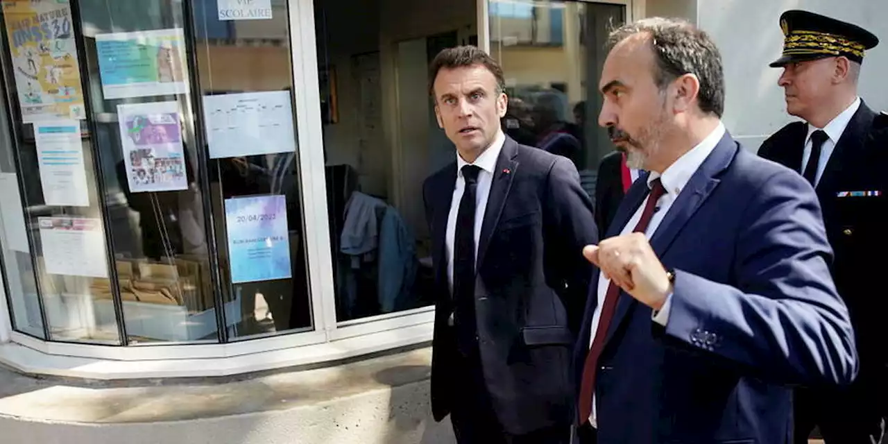 Visite de Macron dans l’Hérault : la CGT coupe le courant d’un collège