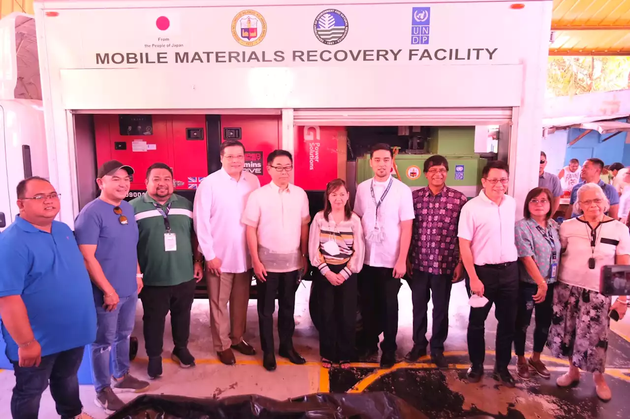 Embassy of Japan, UNDP, DENR turnover mobile materials recovery facility to Pasig LGU