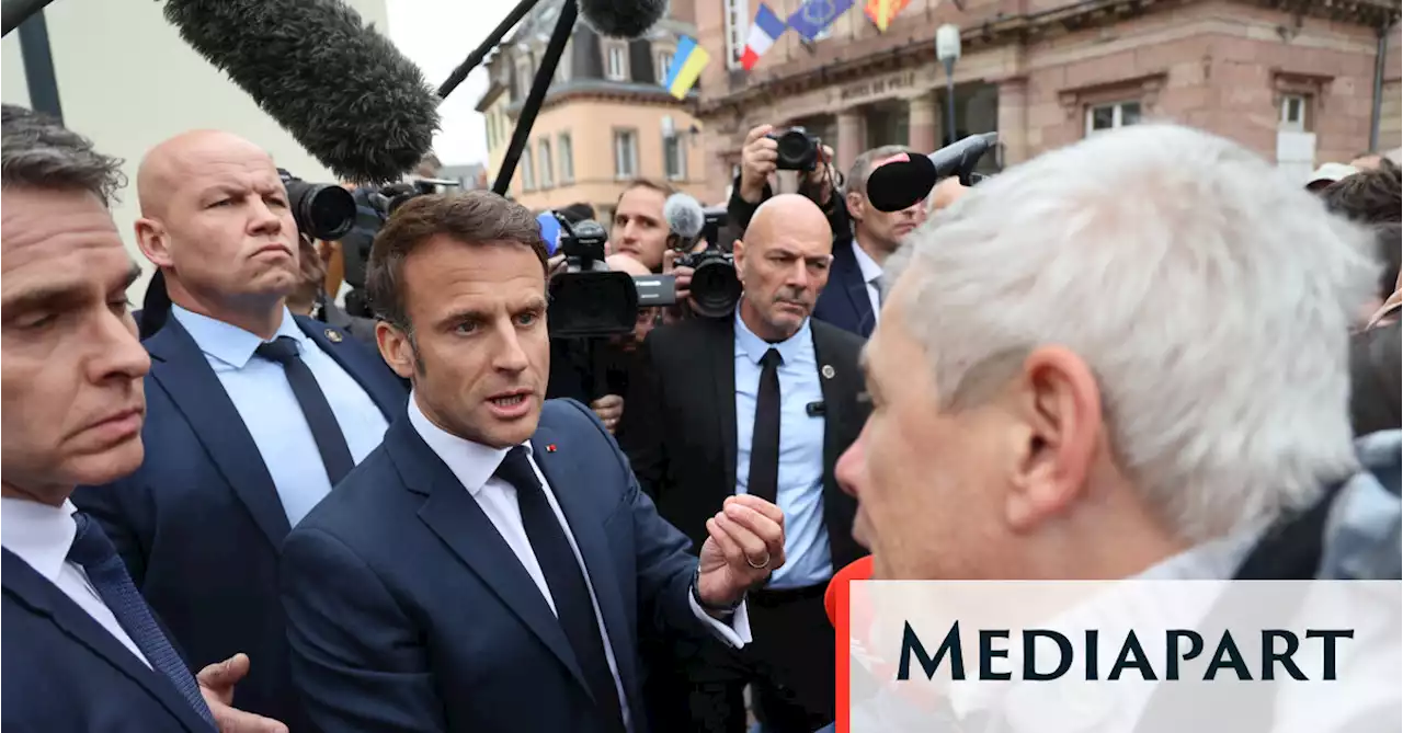 En Alsace, Emmanuel Macron prend la colère en pleine figure