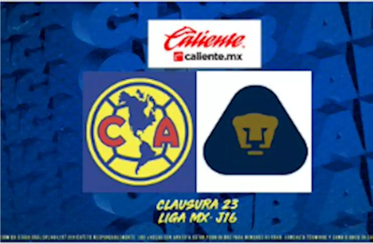 Caliente MX alista los momios para el América vs Pumas