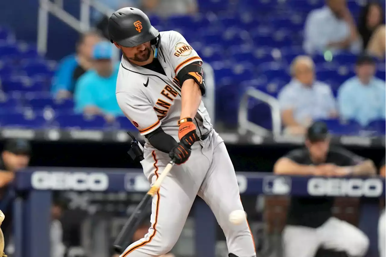 Hobbled Michael Conforto gives SF Giants desperately needed win vs. Marlins