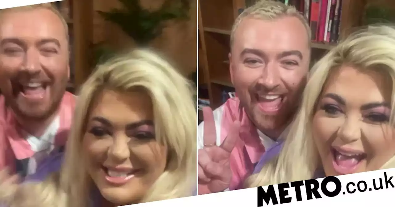 Gemma Collins parties with Sam Smith after getting personal invite backstage