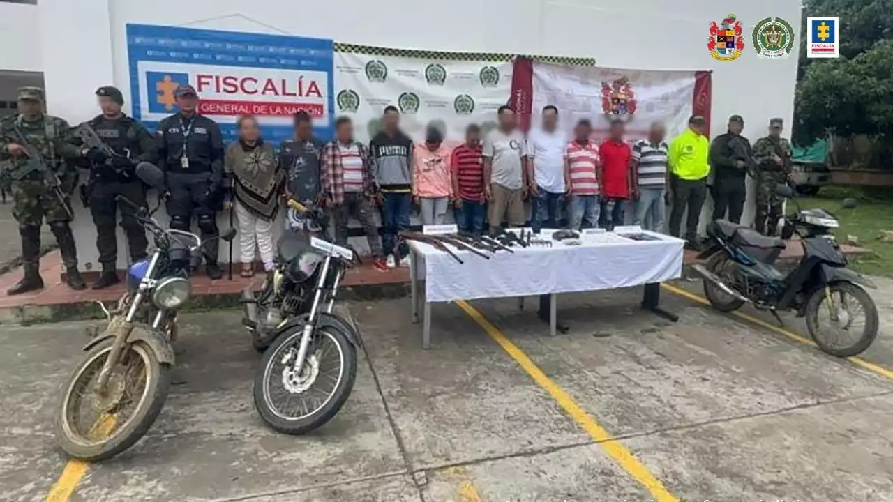 Autoridades desarticularon un grupo que estaría dedicado a matar y traficar estupefacientes en el Valle del Cauca