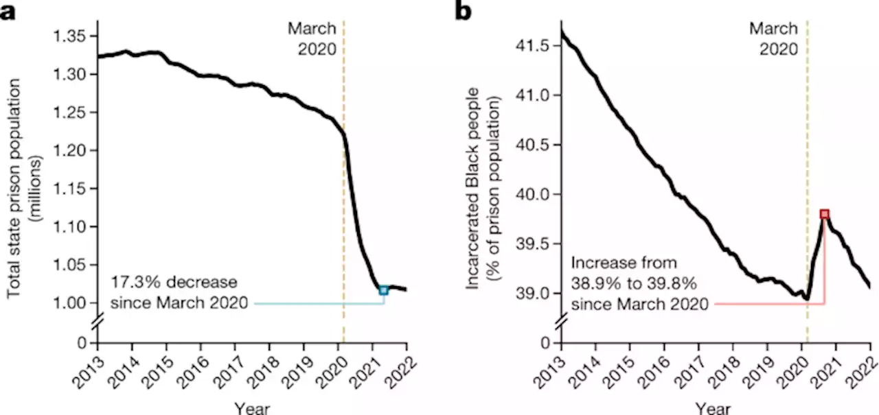 COVID-19 amplified racial disparities in the US criminal legal system - Nature