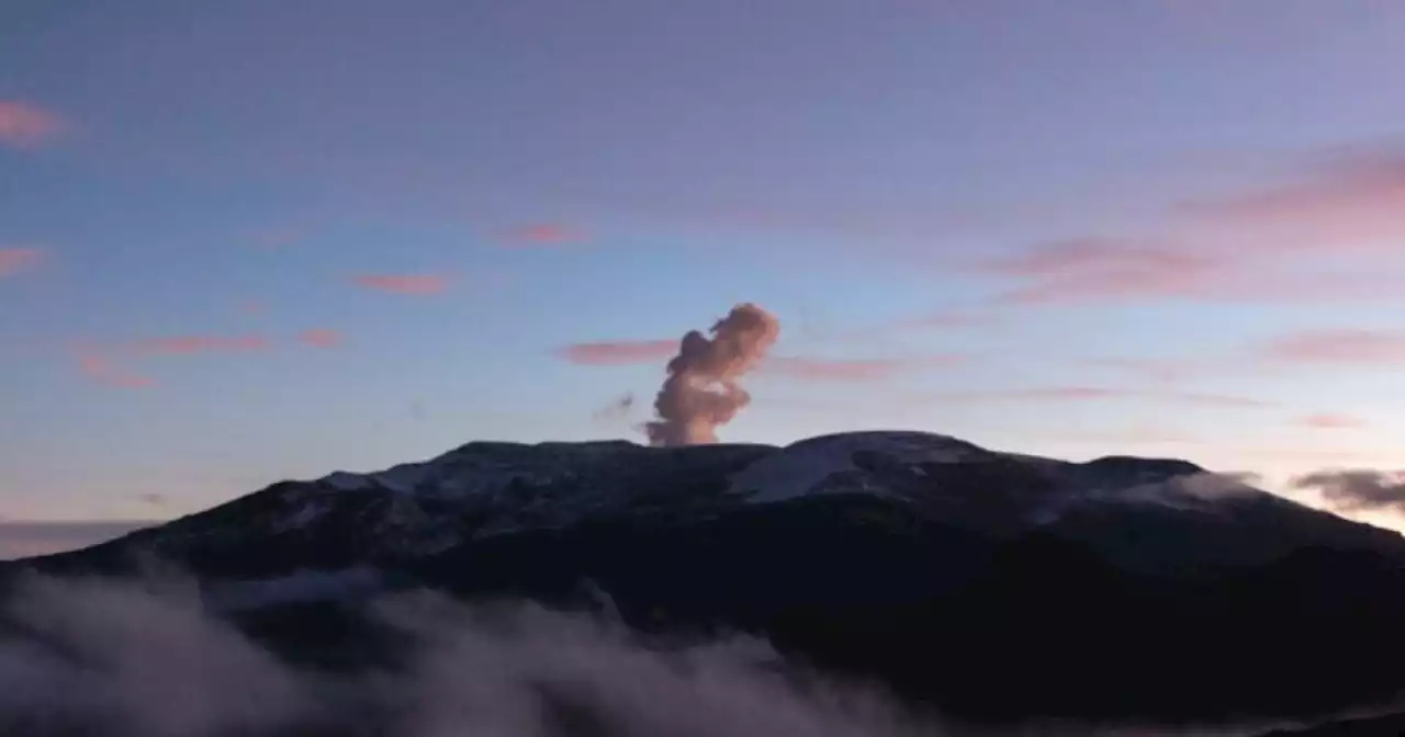 En el volcán Nevado del Ruiz aumentó el número de sismos, aunque levemente