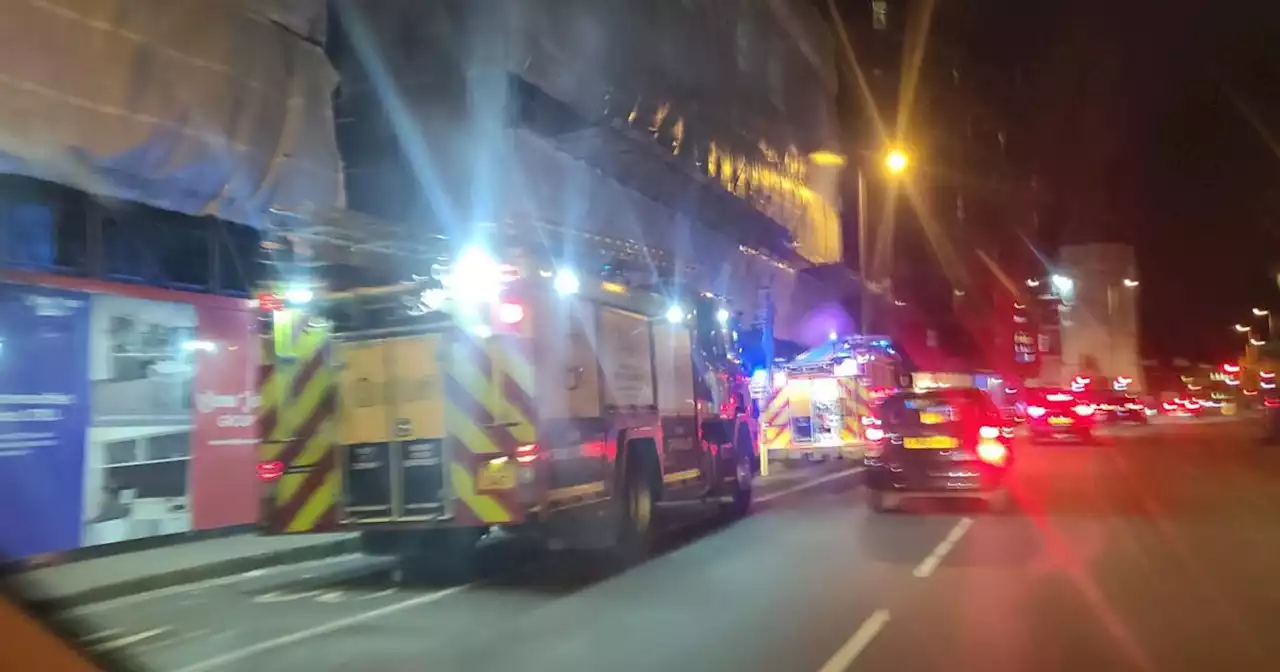 Fire engines called to rubbish fire in city centre