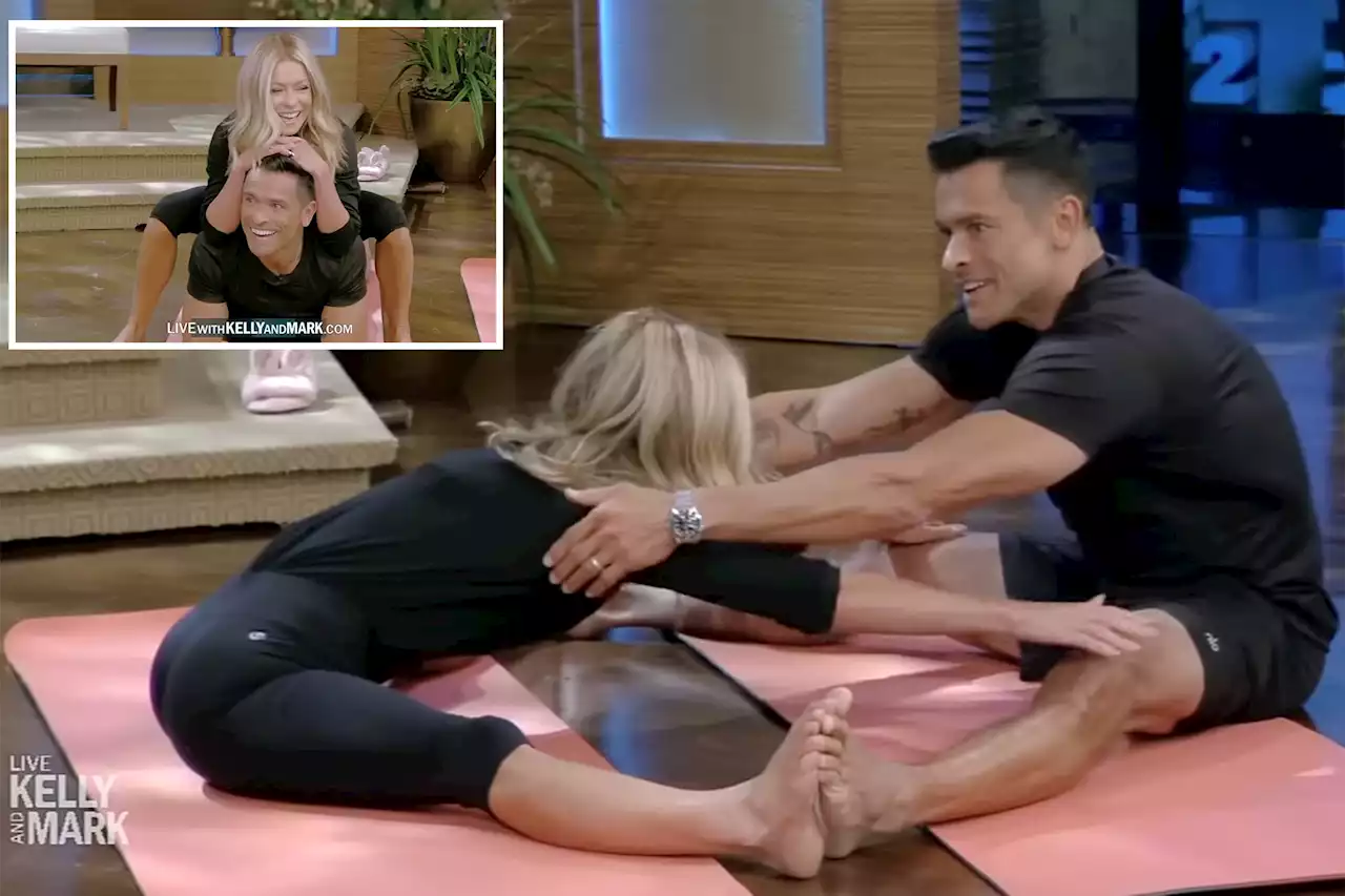 Kelly Ripa and Mark Consuelos continue cringey ‘Live’ PDA: ‘I’m so tight’