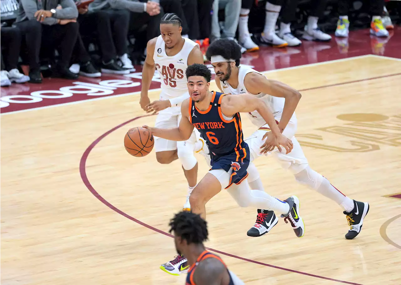 Knicks’ Quentin Grimes struggling on offense in series vs. Cavaliers