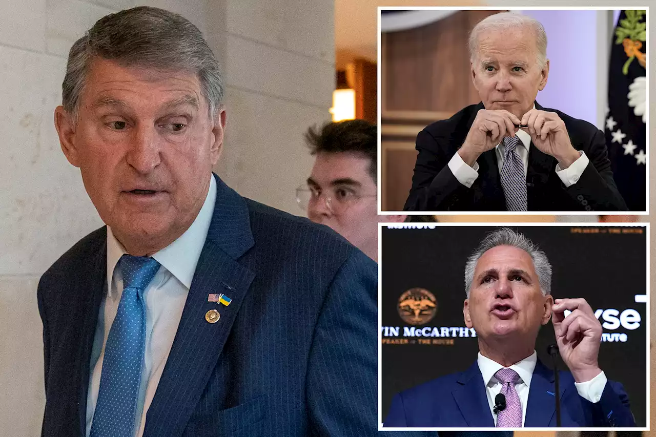 Manchin slams Biden, praises McCarthy proposal in debt limit standoff