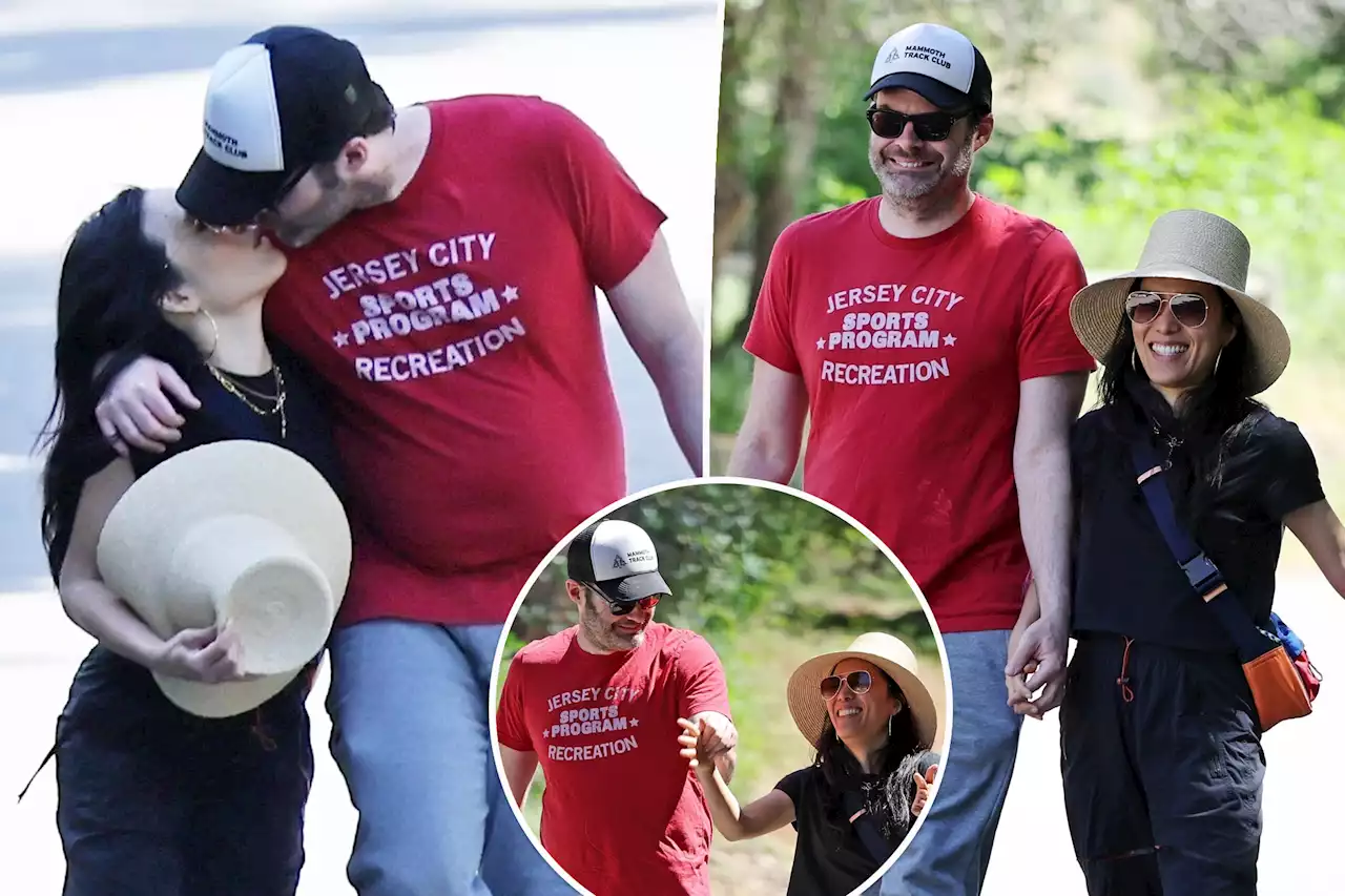 Bill Hader, Ali Wong pack on PDA as they’re photographed together for first time