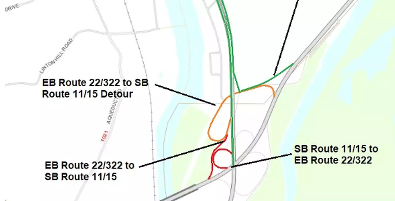 Ramp closures scheduled at 22/322 in Perry County, 11/15 in Dauphin County, PennDOT says