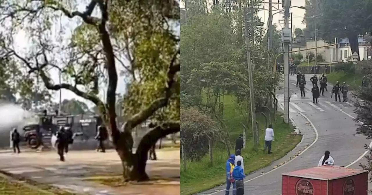 Protestas en diferentes puntos de Bogotá generan caos en la movilidad