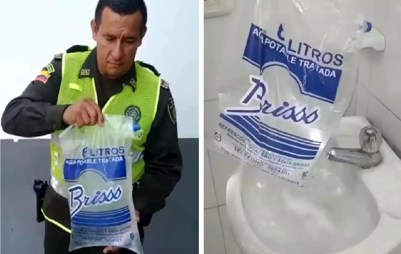 Camuflaron licor en megabolsa de agua para meterla a calabozo; trago para presos fue amargo - Pulzo