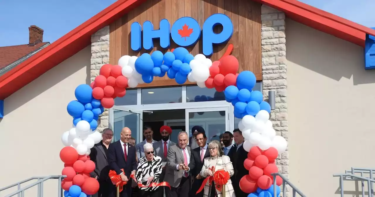 Grand opening of IHOP at site of 10 Acre Truck Stop