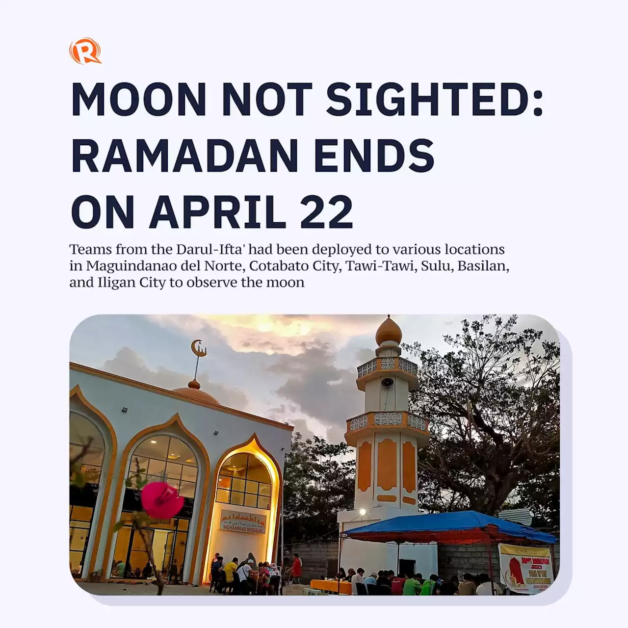 Moon not sighted: Ramadan ends on April 22