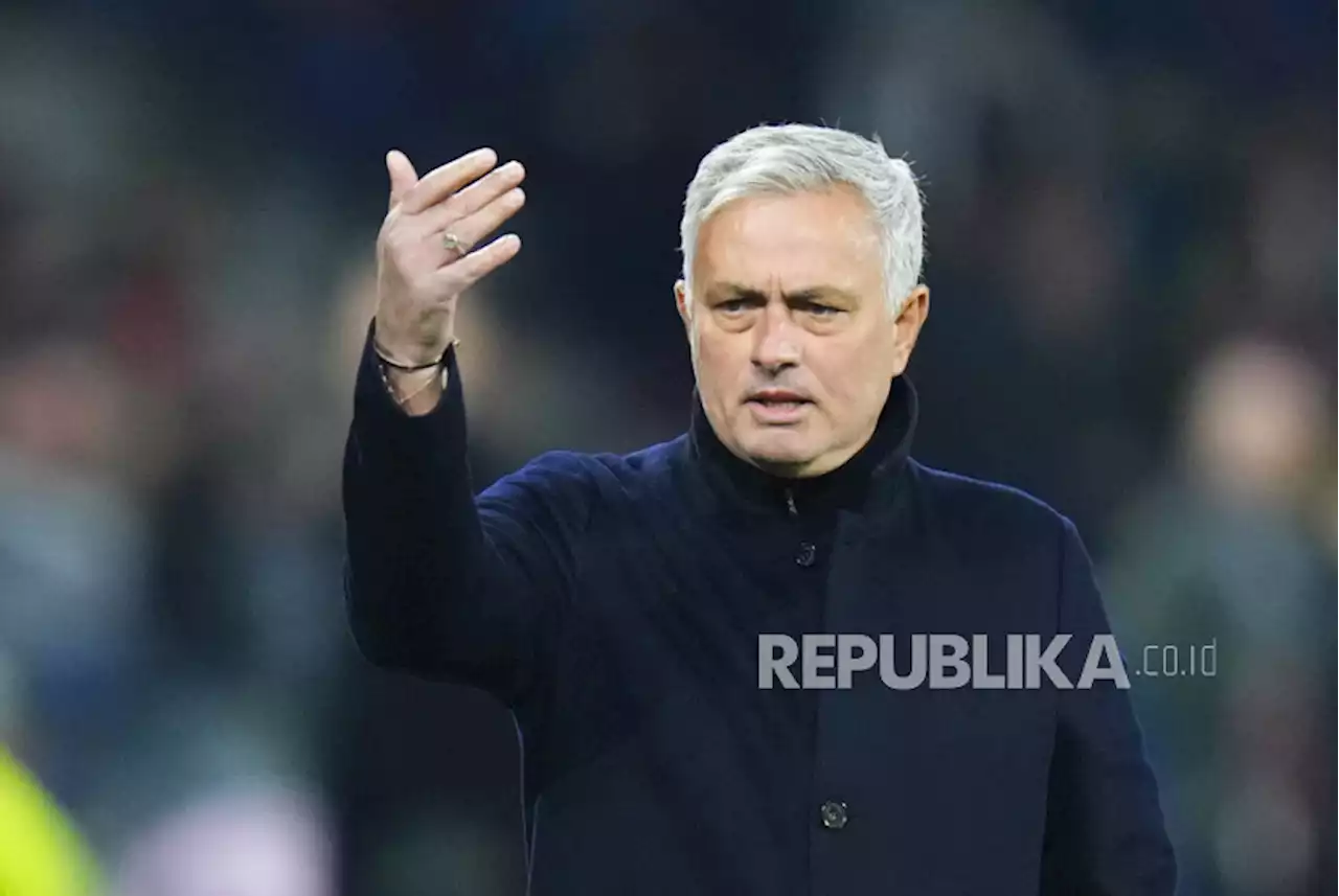 Mourinho Optimistis Atmosfer Stadion Olimpico akan Bantu AS Roma Singkirkan Feyenoord |Republika Online