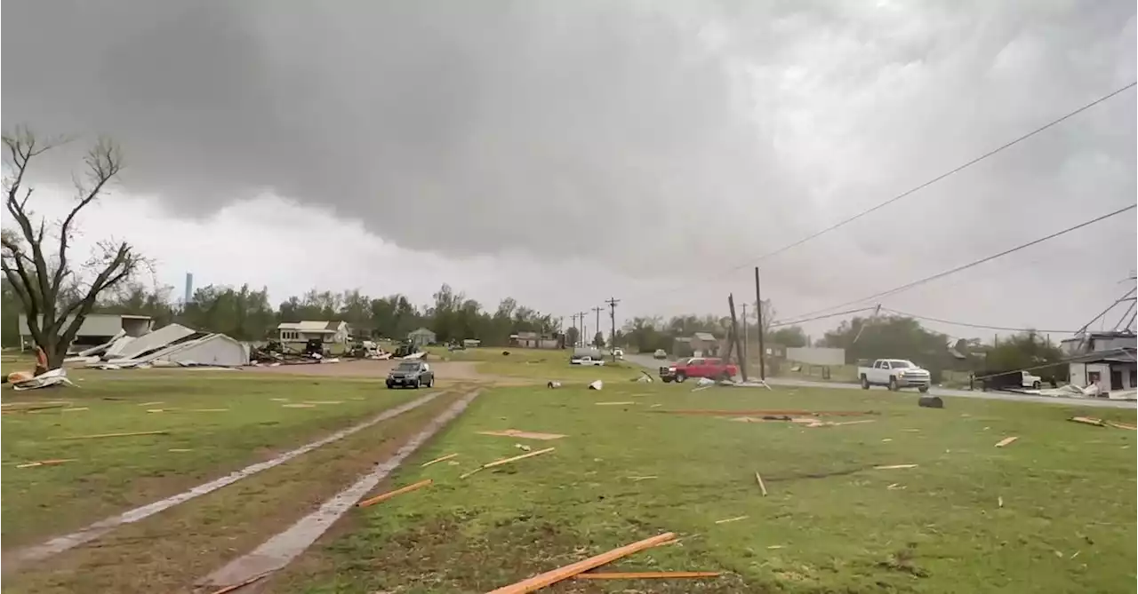 Two killed as tornadoes, storms rip through Oklahoma