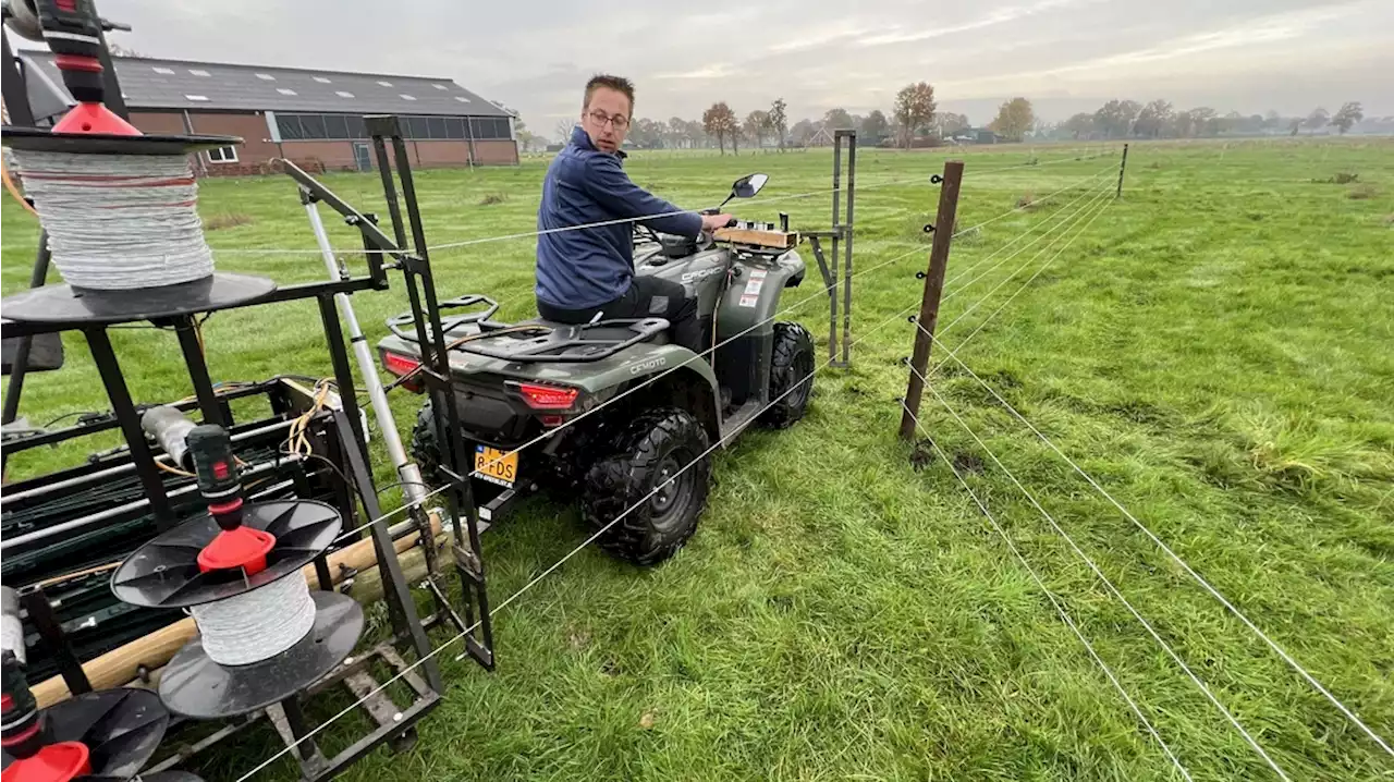 Pilot wolfwerende rasters van start gegaan