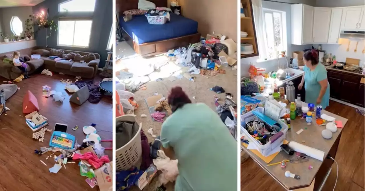 Mom Shows What It Takes To Clean Her House After 6 Days Away In Powerful Video