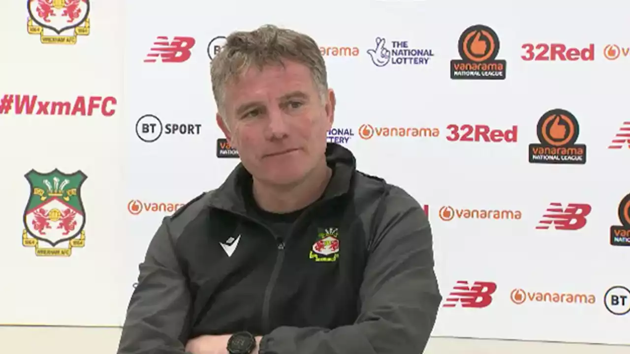 Wrexham manager Phil Parkinson expects 'tough game' as fan leaves US for first time to watch team play