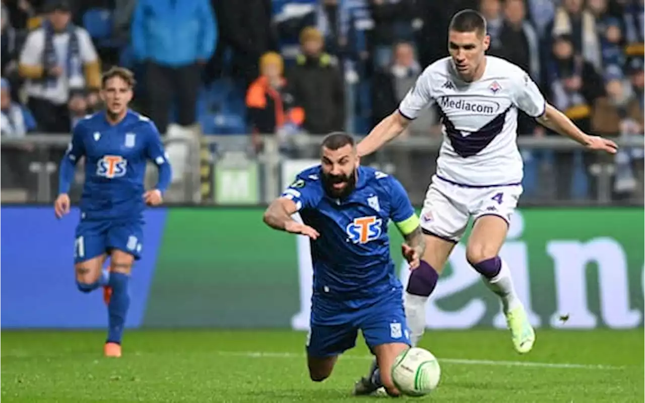 Conference League, alle 18.45 Fiorentina-Lech Poznan. Poi Juve e Roma