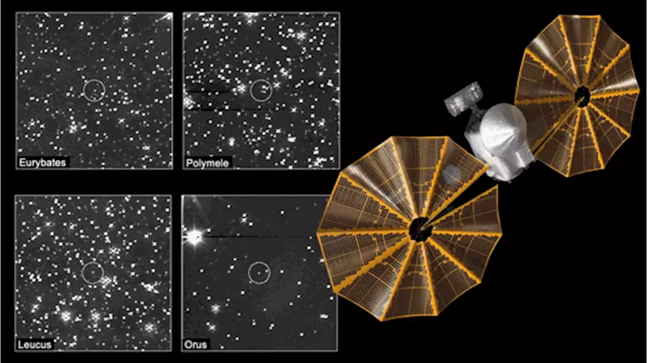 NASA's LUCY mission snaps its asteroid targets for the first time