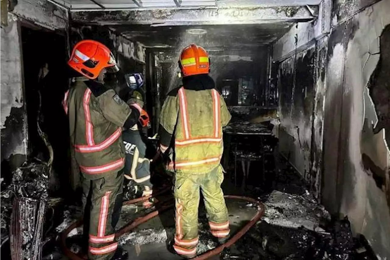 About 80 residents evacuated, one taken to hospital after Mountbatten Rd flat catches fire