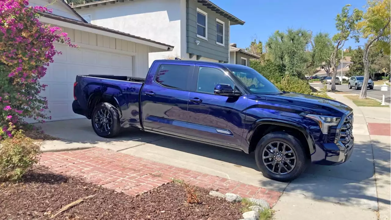 2023 Toyota Tundra CrewMax Long Bed Driveway Test: Emphasis on loooong - Autoblog