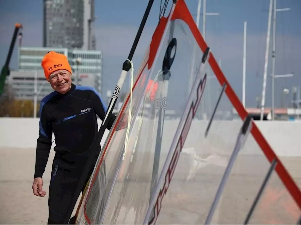 Polish 88-year-old takes tilt at world's oldest windsurfer crown