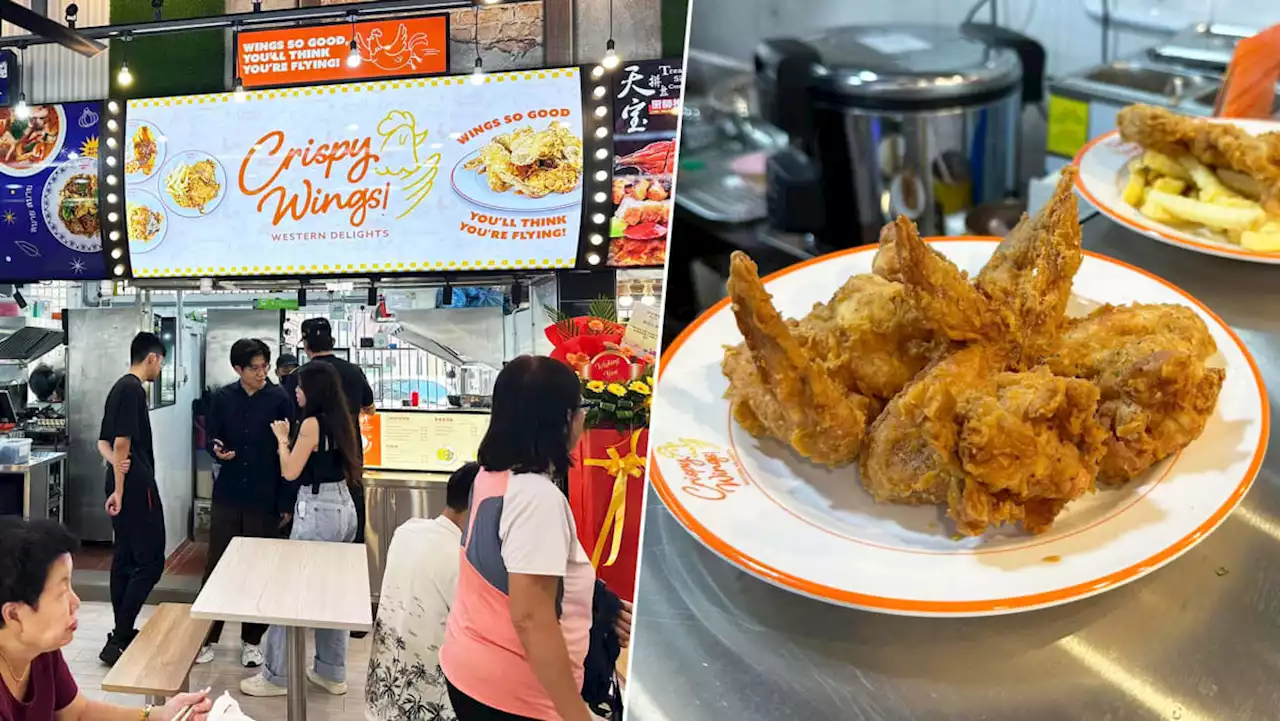 Chai Chee western food stall sells crispy fried chicken wings at just $1 each