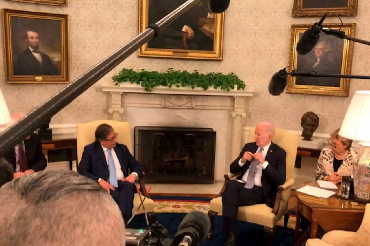 En directo: Presidentes Gustavo Petro y Joe Biden se encuentran en la Casa Blanca