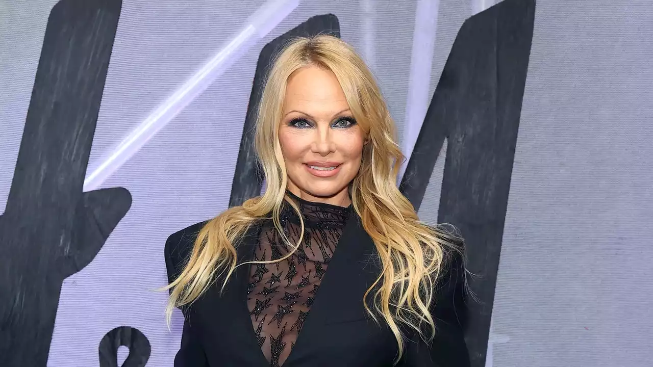 Pamela Anderson Tries the Catsuit Trend on the Red Carpet